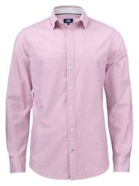 Herren Hemd Rot fein gestreift